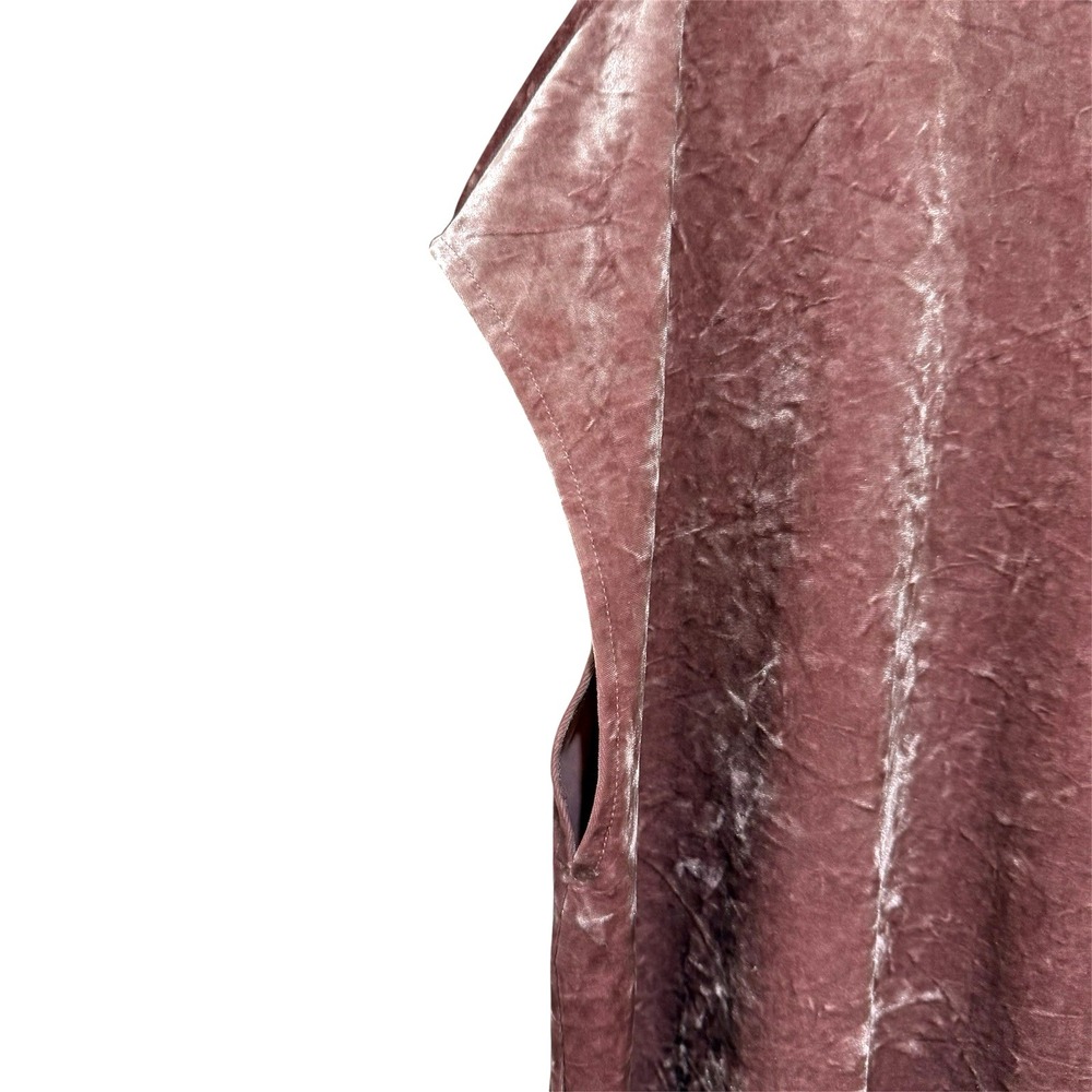 Vince Camuto Velvet Drop Shoulder Top Rose Soft Girl Regency Luxury Women's 2X - Picture 2 of 7